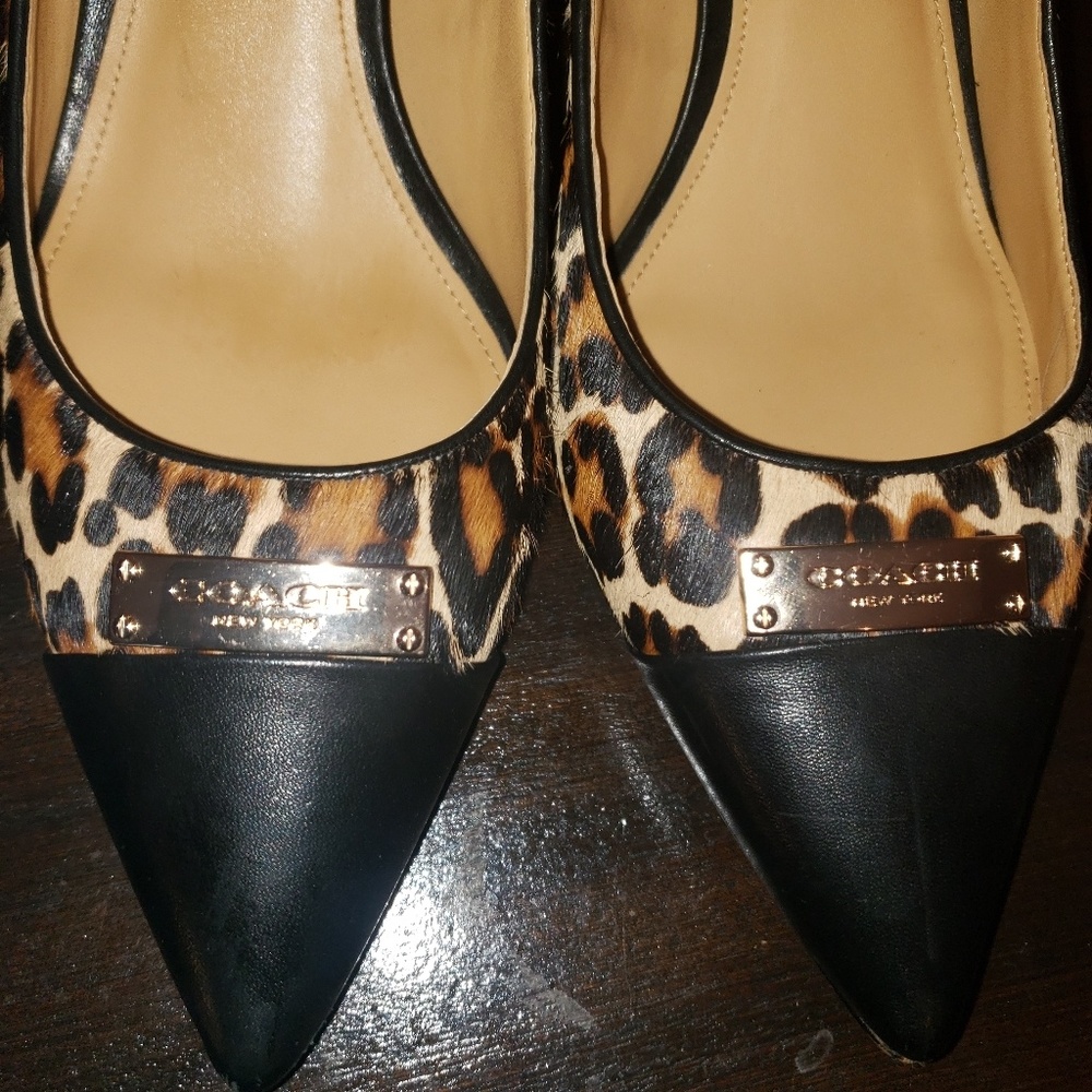 Coach Leopard Print Pump - image 1